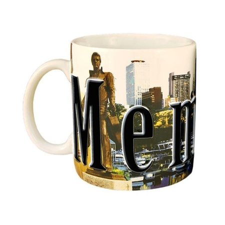 AMERICAWARE Americaware SMMEM01 Memphis 18 oz Full Color Relief Mug SMMEM01